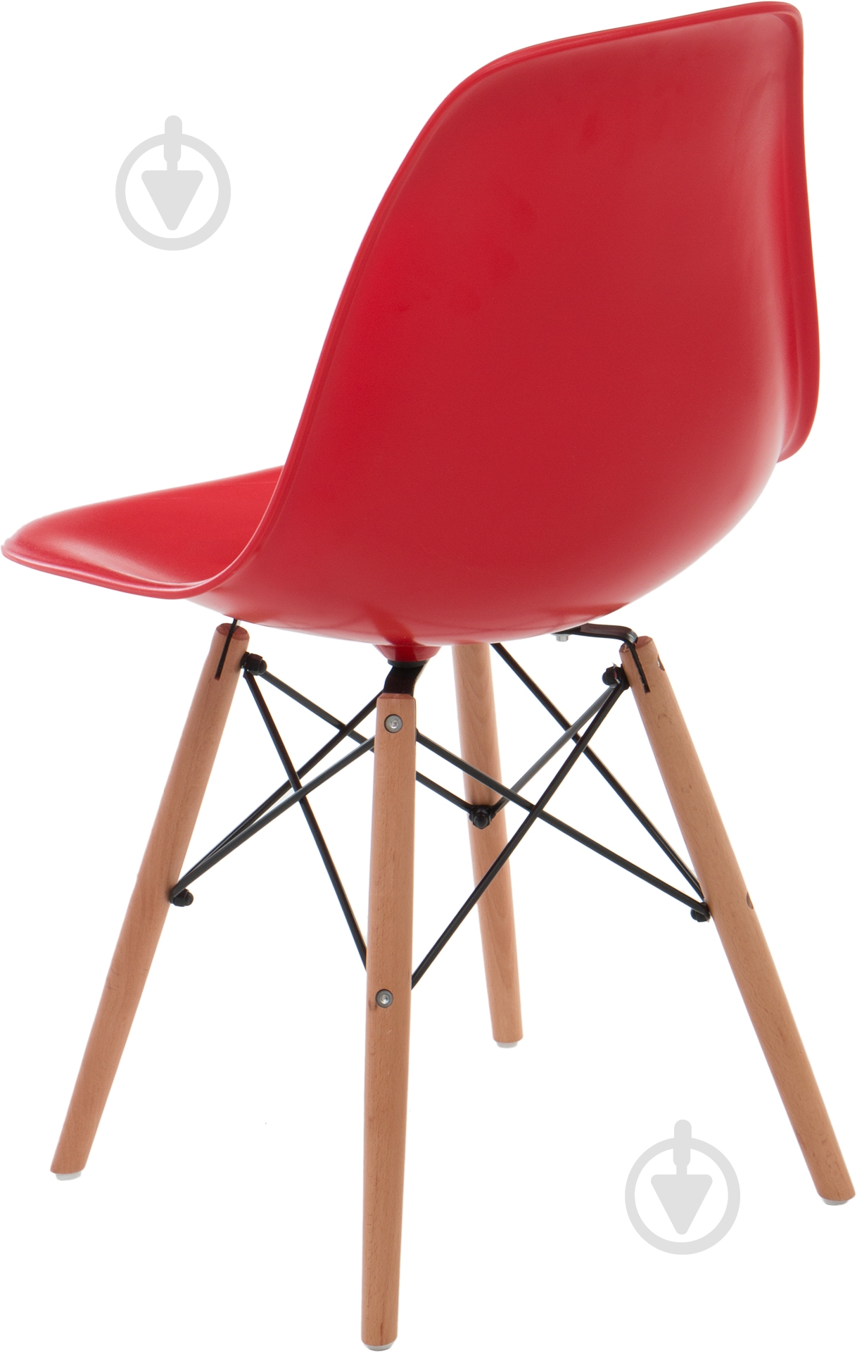 Стул обеденный АС-016W красный бук/красный - фото 3