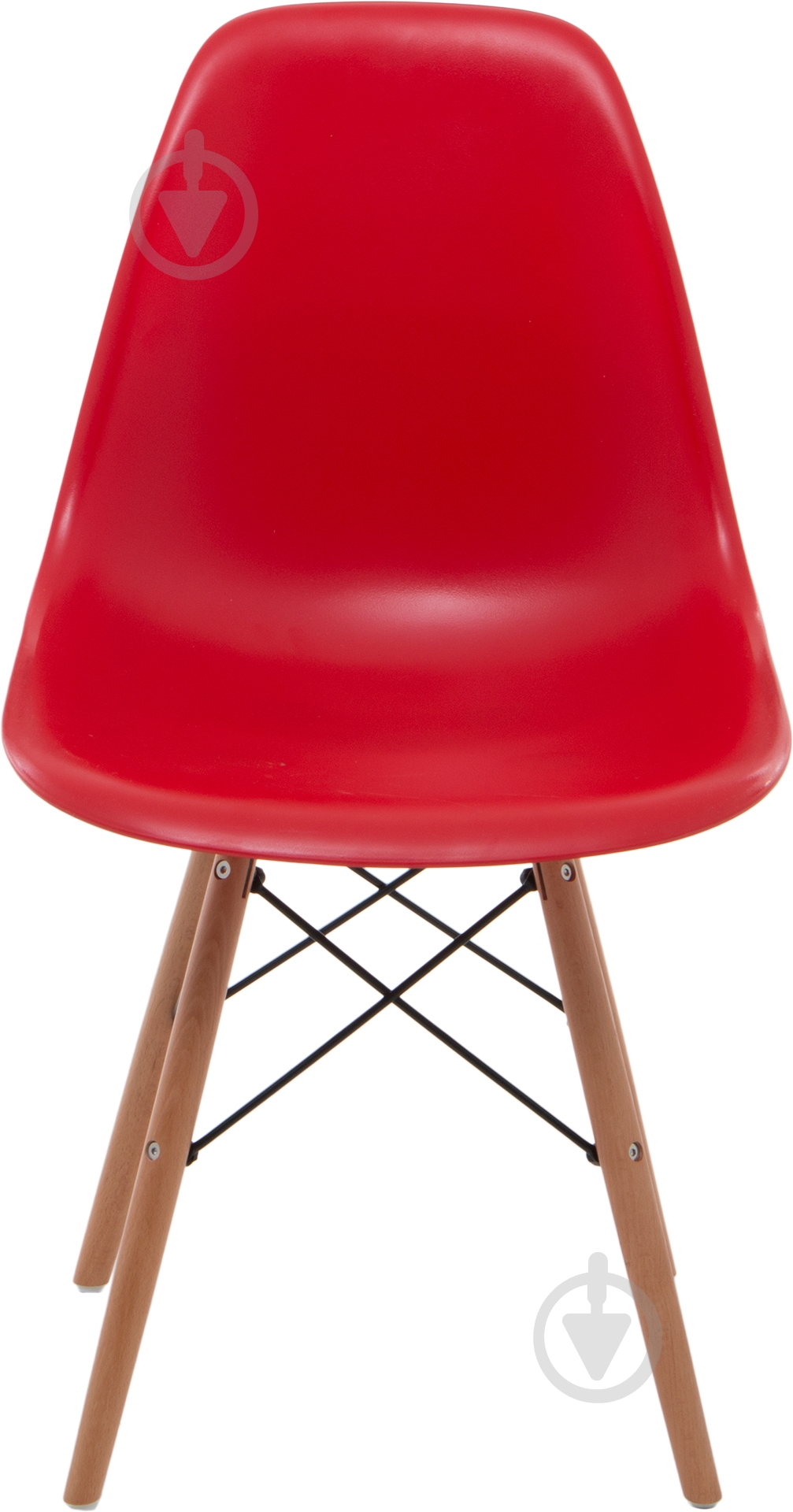 Стул обеденный АС-016W красный бук/красный - фото 2