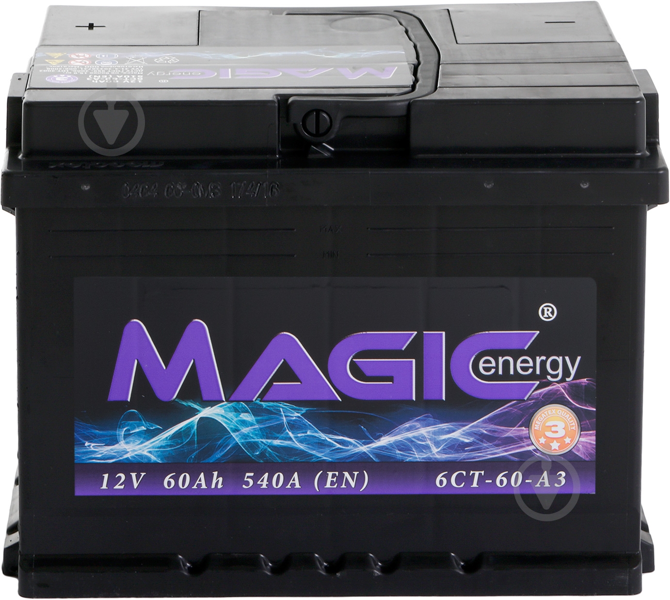Акумулятор автомобільний Magic Energy Євро 60Ah 510A 12V «+» праворуч (MGT060-M00) - фото 2