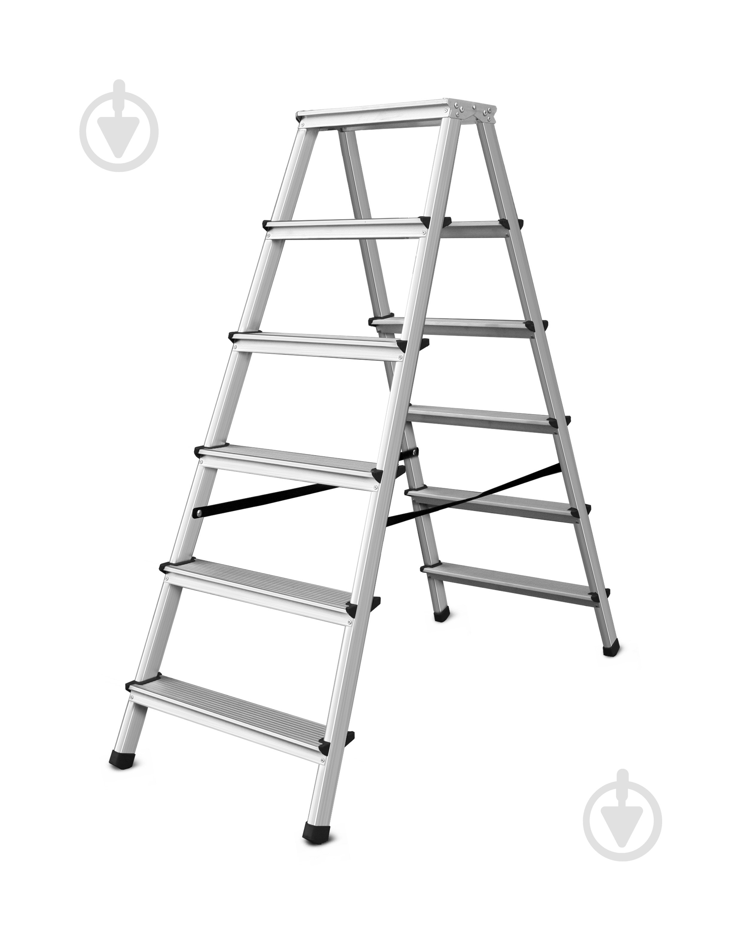 Лестница-стремянка Burmaster двухсторонняя 6 ступенек - фото 1