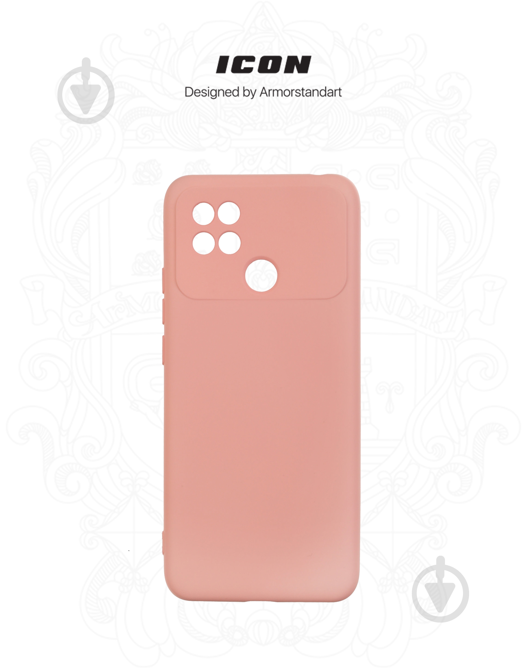 Панель Armorstandart ICON Case для Xiaomi Poco C40 Pink (ARM62675) - фото 3 Панель Armorstandart ICON Case для Xiaomi Poco C40 Pink (ARM62675) - фото 3