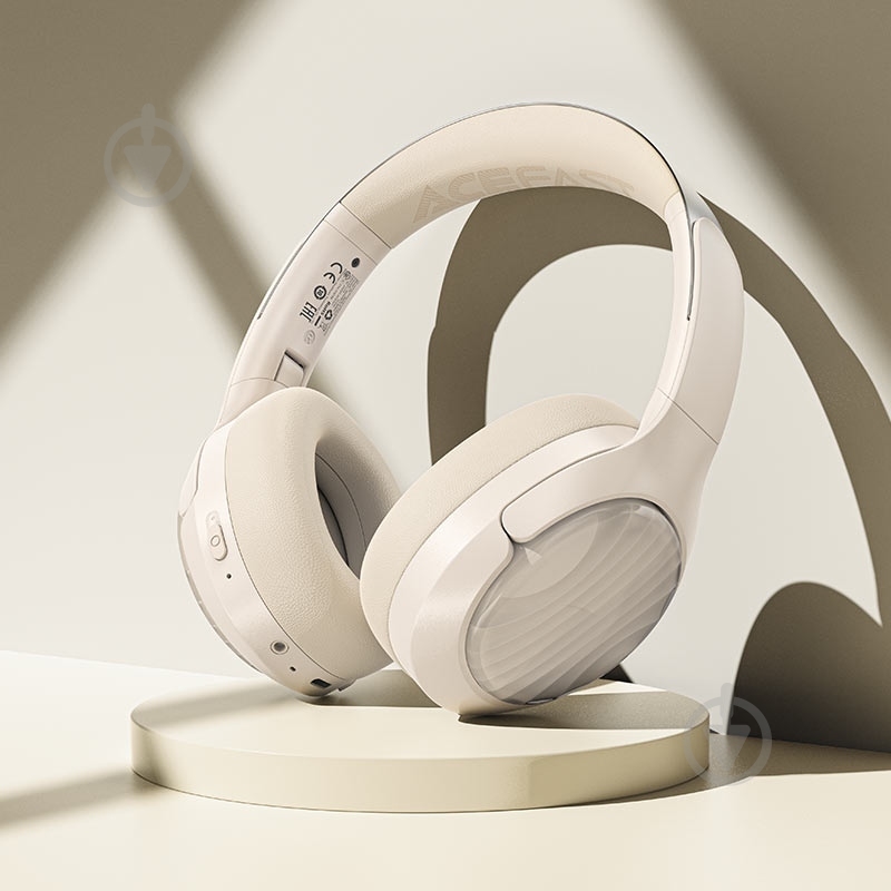 Bluetooth-гарнитура Acefast H5 ANC white (6974316284284) - фото 4