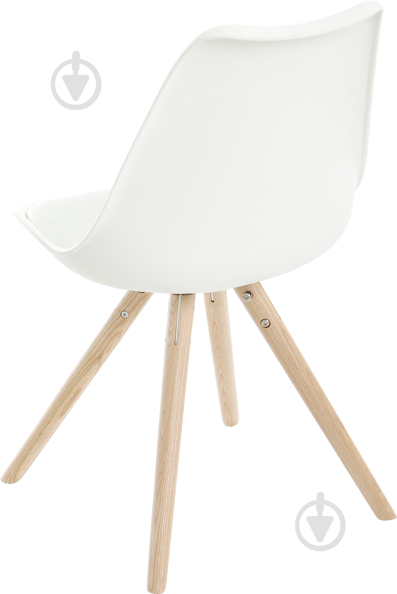 Стул обеденный PC-08N белый дерево светлое/белый - фото 3