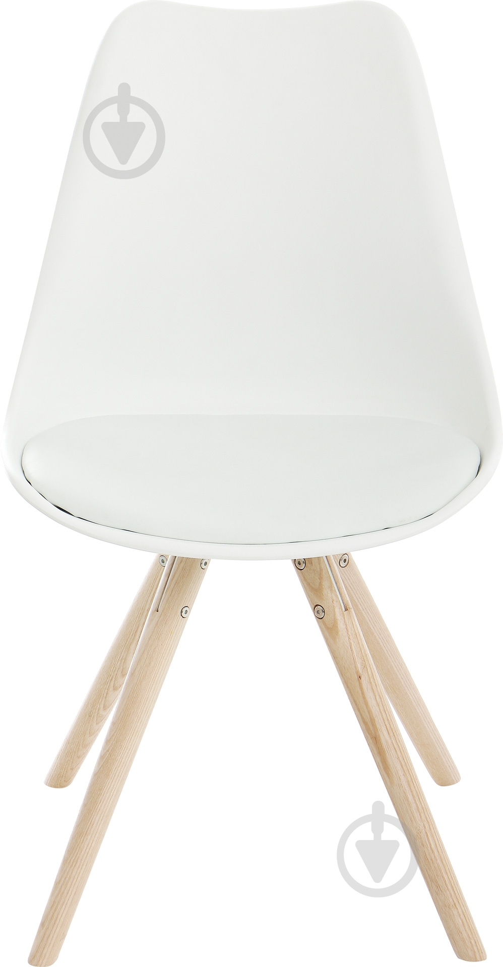 Стул обеденный PC-08N белый дерево светлое/белый - фото 2