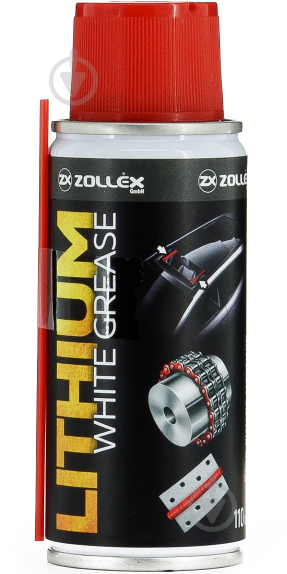 ᐉ Белая литиевая смазка Zollex WLG-28 110 мл • Купить в Киеве