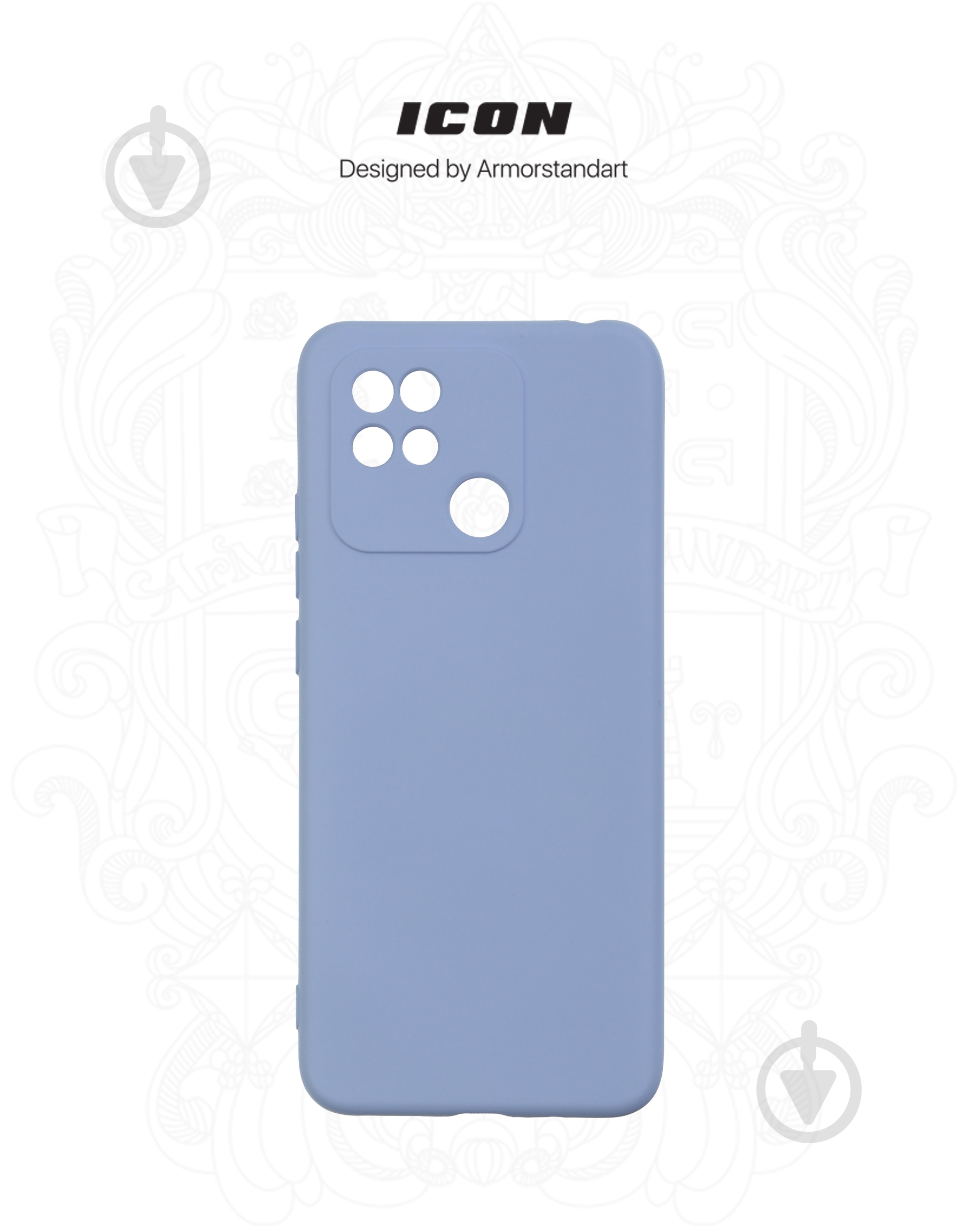 Панель Armorstandart ICON Case для Xiaomi Redmi 10C Lavender (ARM61310) - фото 3 Панель Armorstandart ICON Case для Xiaomi Redmi 10C Lavender (ARM61310) - фото 3