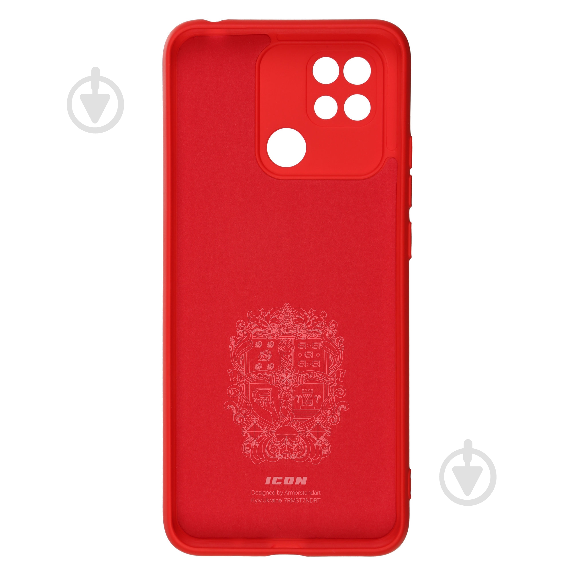 Панель Armorstandart ICON Case для Xiaomi Redmi 10C Red (ARM61312) - фото 2 Панель Armorstandart ICON Case для Xiaomi Redmi 10C Red (ARM61312) - фото 2