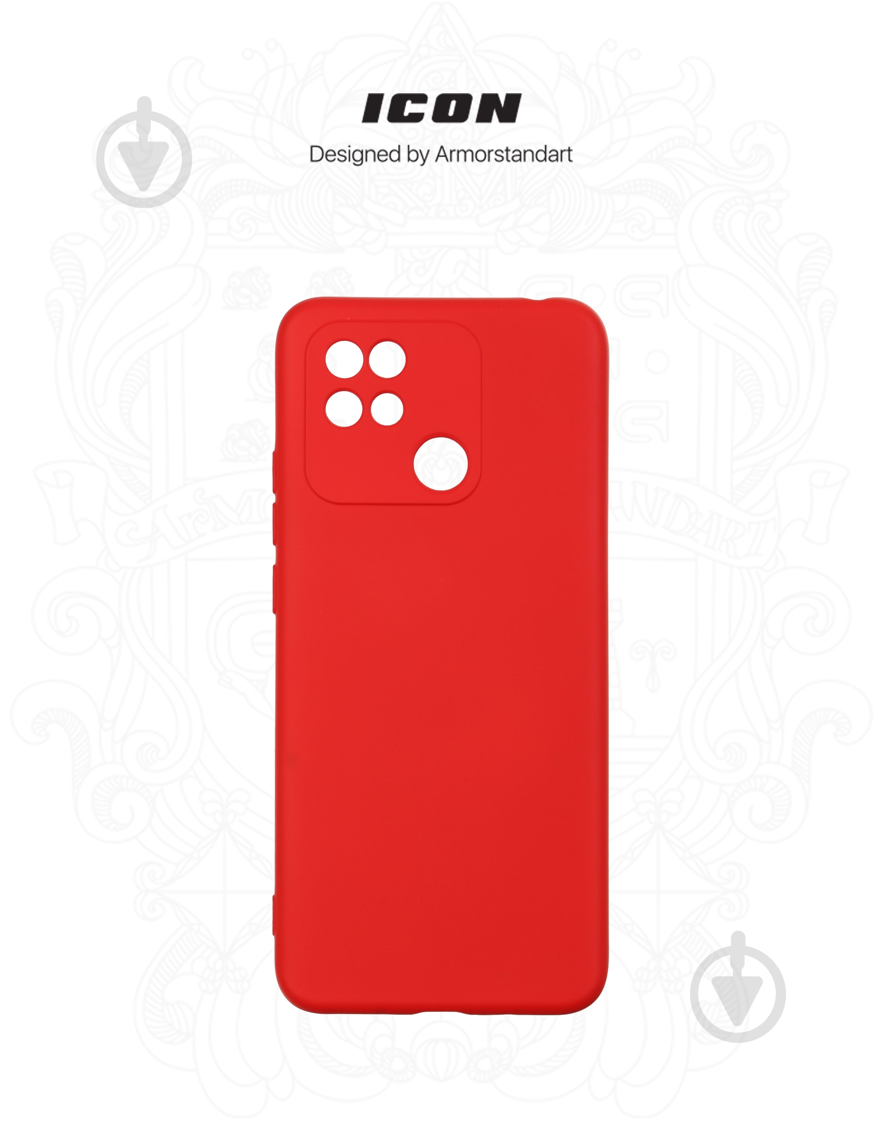 Панель Armorstandart ICON Case для Xiaomi Redmi 10C Red (ARM61312) - фото 3 Панель Armorstandart ICON Case для Xiaomi Redmi 10C Red (ARM61312) - фото 3