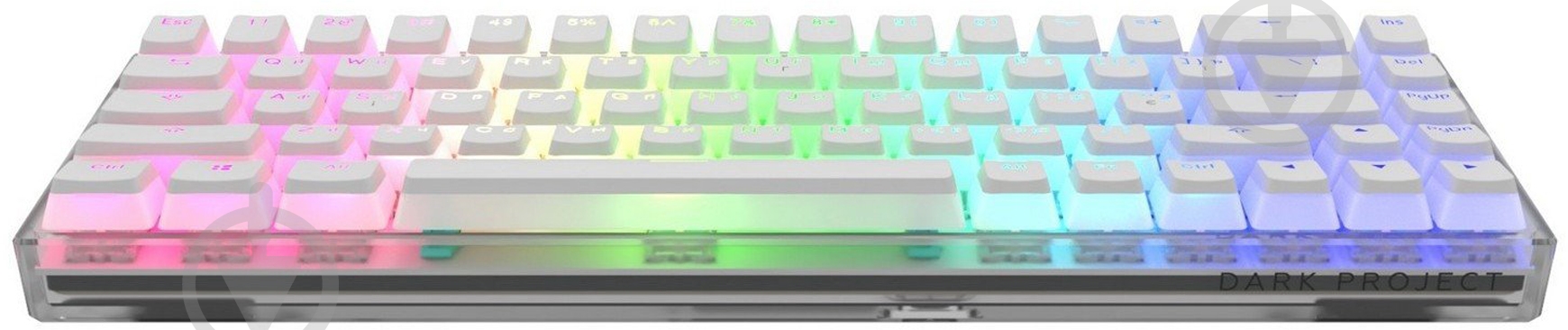 Клавіатура ігрова Dark Project КD68B Pro Transparent PBT Pudding g3ms Mechanical Sapphire ENG/UA (DP-KD-68B-907700 - фото 3