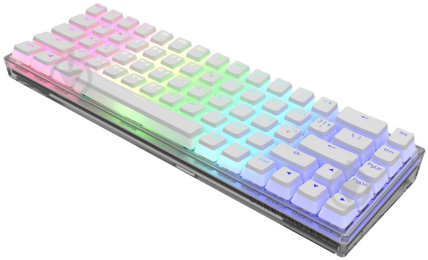 Клавіатура ігрова Dark Project КD68B Pro Transparent PBT Pudding g3ms Mechanical Sapphire ENG/UA (DP-KD-68B-907700 - фото 4