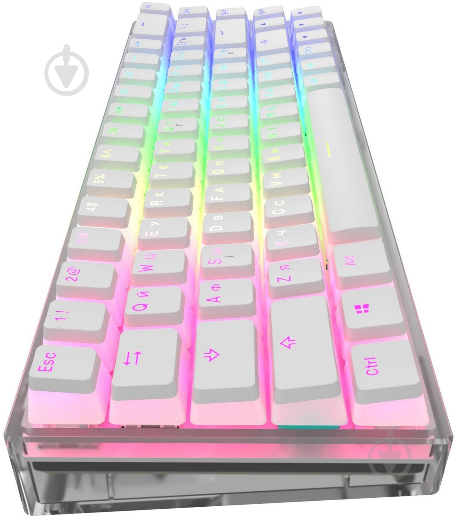 Клавіатура ігрова Dark Project КD68B Pro Transparent PBT Pudding g3ms Mechanical Sapphire ENG/UA (DP-KD-68B-907700 - фото 5