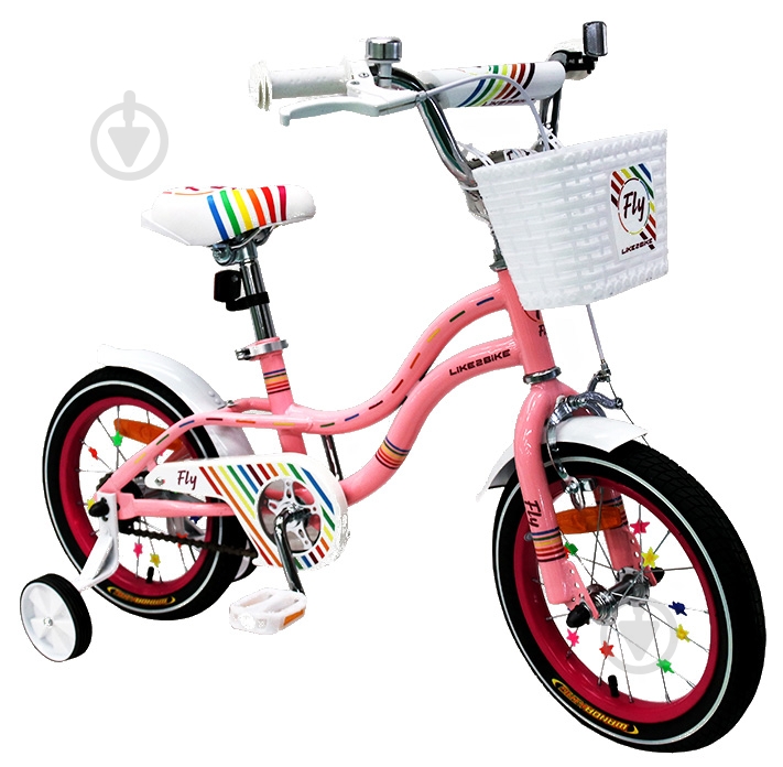 Велосипед детский Like2bike Fly 14'' розовый 201402 - фото 1 Велосипед детский Like2bike Fly 14'' розовый 201402 - фото 1