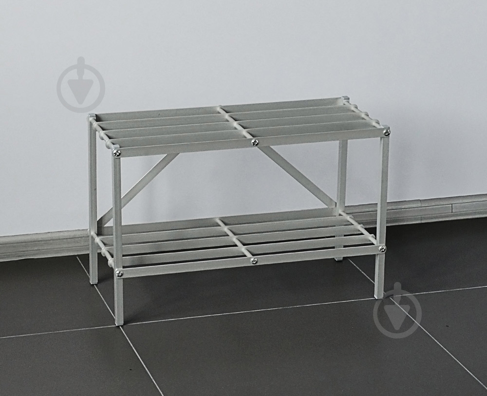 Подставка для обуви Aluint AS 1-00 620x250x400 мм серый - фото 3