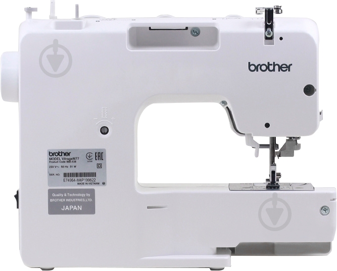 Швейная машина Brother Vitrage M77 - фото 4