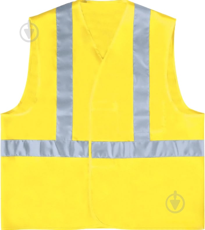 Жилет сигнальный Delta Plus GILPM-4 р. XXL GILP4JAXX желтый - фото 1