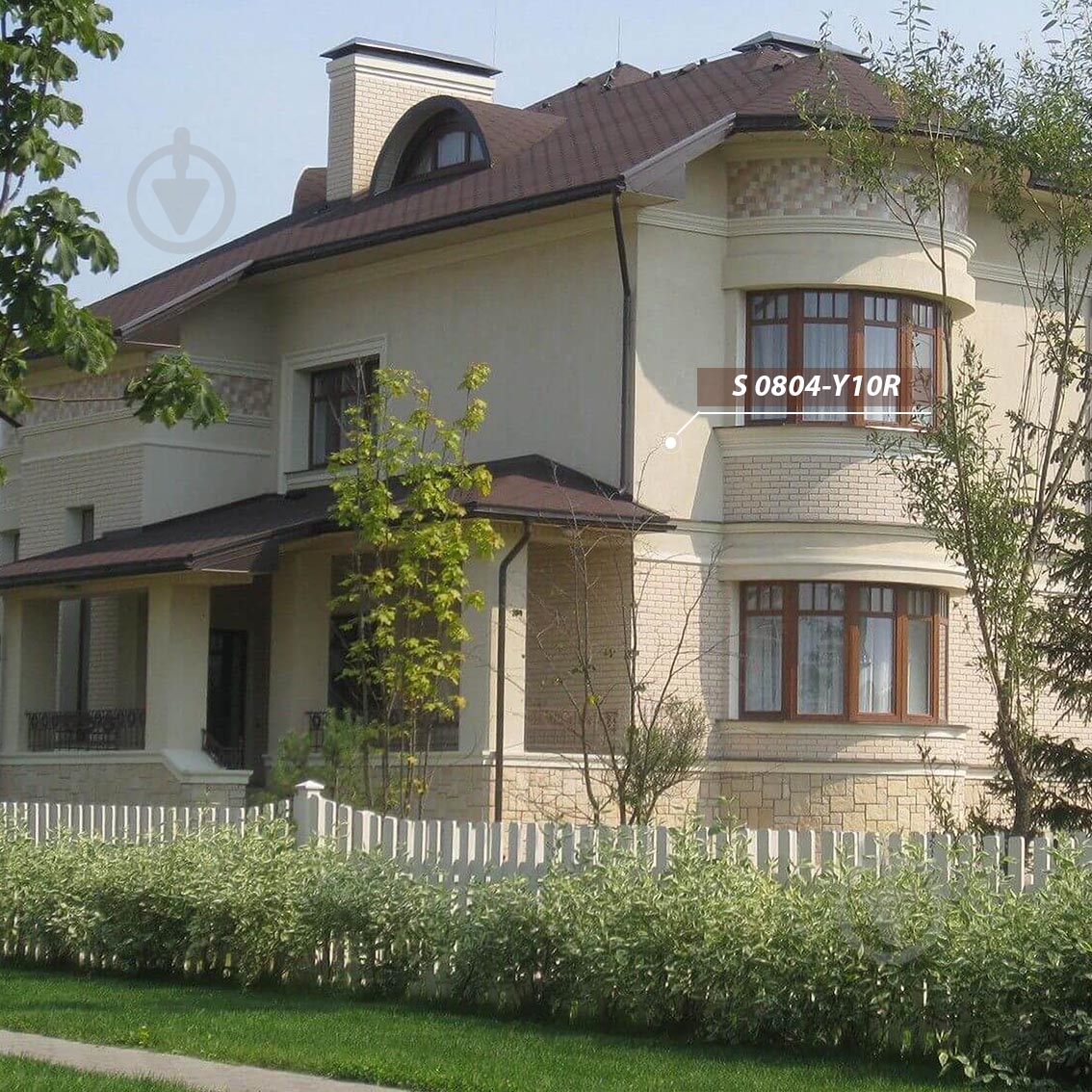 Краска фасадная силоксановая Feidal Silikonharz Fassadenfarbe Optimal мат белый 2,5 л - фото 12