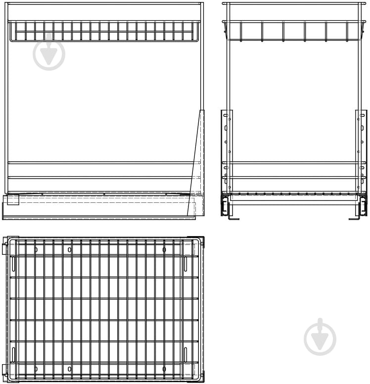 Карго Smart 77557 400 мм 2 полки хром - фото 4