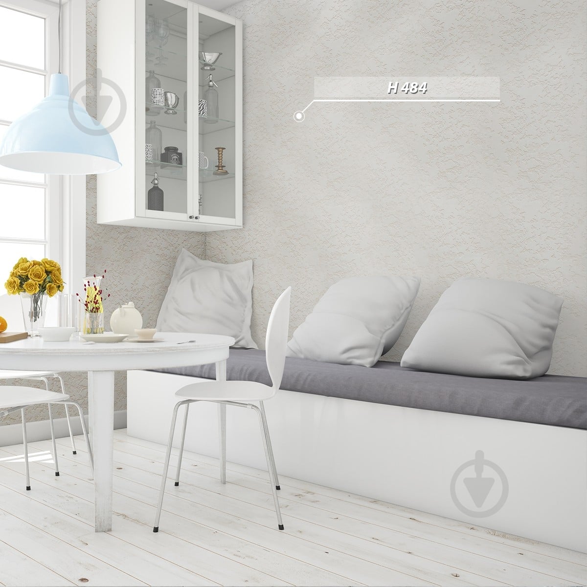 Декоративная штукатурка Feidal Travertino Kalkputz 10 кг белый - фото 10