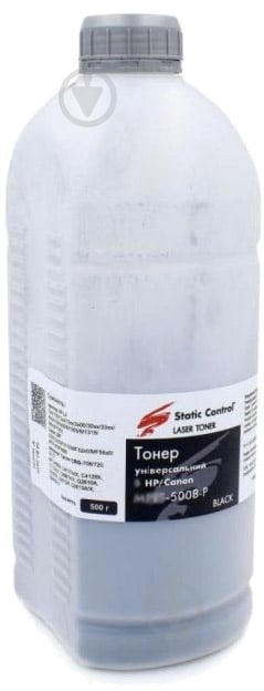 Тонер Static Control HP/Canon MPT6 500г фасовка (MPT6-500B-P) black - фото 1 Тонер Static Control HP/Canon MPT6 500г фасовка (MPT6-500B-P) black - фото 1