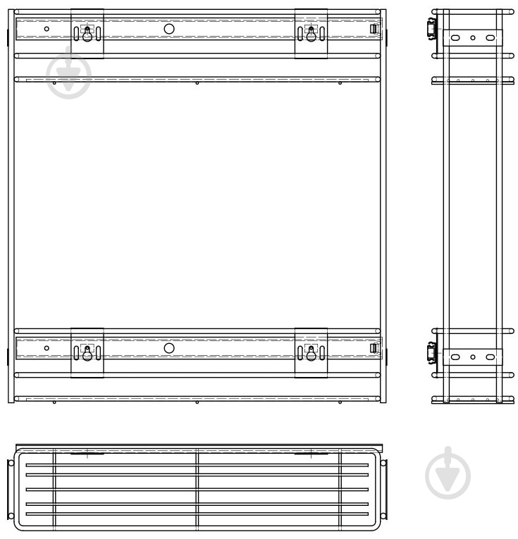 Карго Smart 61408 150 мм 2 полки белый - фото 4