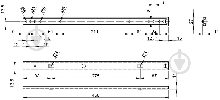 Карго Smart 61408 150 мм 2 полки белый - фото 6