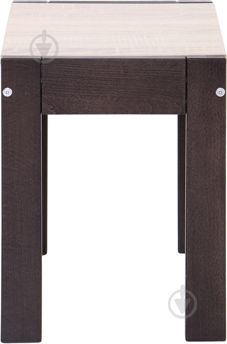 Табурет Мебель Прогресс Престиж белый / венге дуб сонома - фото 2