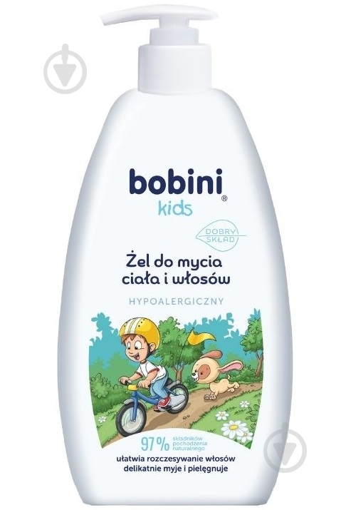Гель-шампунь Bobini Kids 500 мл - фото 1 Гель-шампунь Bobini Kids 500 мл - фото 1