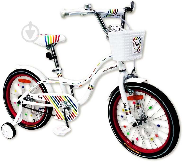 Велосипед детский Like2bike Fly 18'' белый 201801 - фото 1 Велосипед детский Like2bike Fly 18'' белый 201801 - фото 1