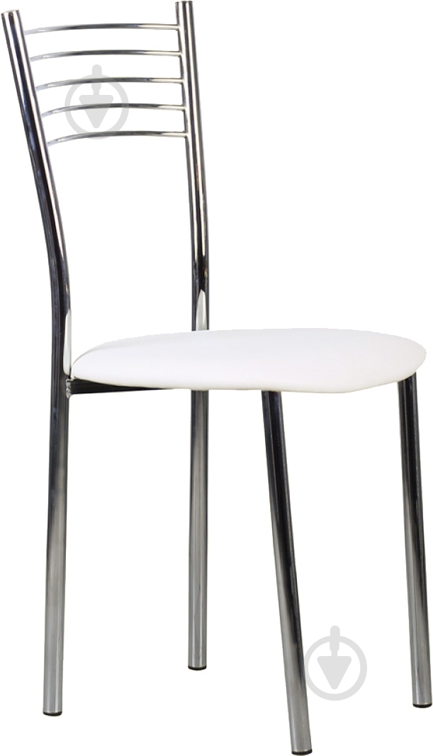 Стілець обідній AMF Art Metal Furniture Оллі хром молочний/хром - фото 1