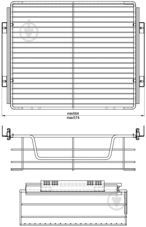 Корзина Smart 61137 600 мм хром - фото 7 Корзина Smart 61137 600 мм хром - фото 7