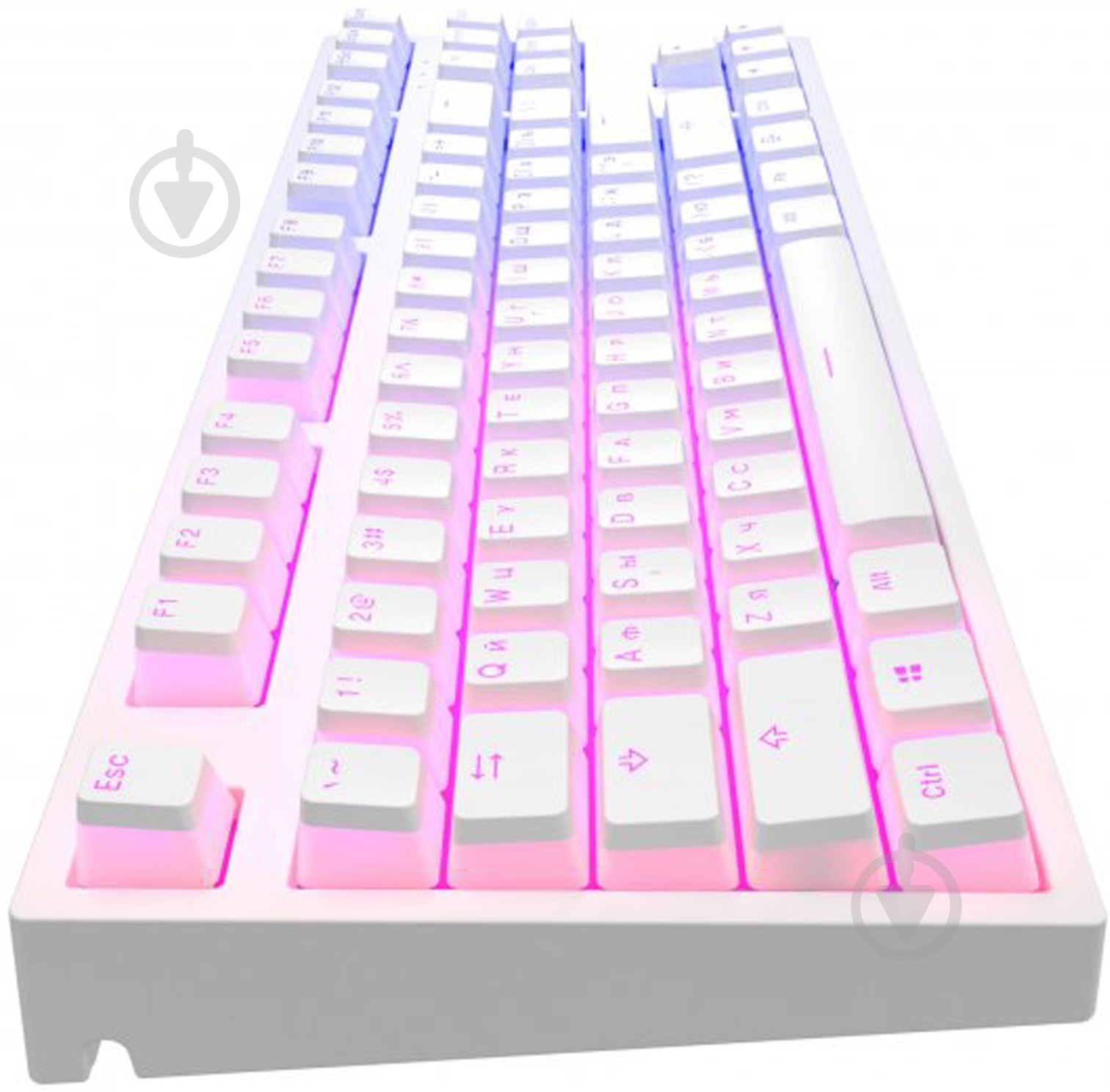 Клавіатура ігрова Dark Project KD87A Pudding Gateron Mechanical Cap Teal (DP-KD-87A-107700-GTC) white - фото 5