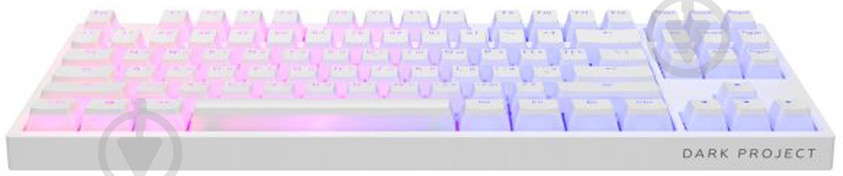 Клавіатура ігрова Dark Project KD87A Pudding Gateron Mechanical Cap Teal (DP-KD-87A-107700-GTC) white - фото 3