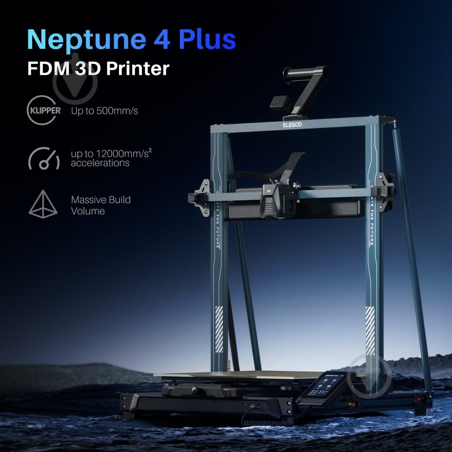 3D-принтер ELEGOO Neptune 4 Plus (50.201.015300) - фото 5 3D-принтер ELEGOO Neptune 4 Plus (50.201.015300) - фото 5