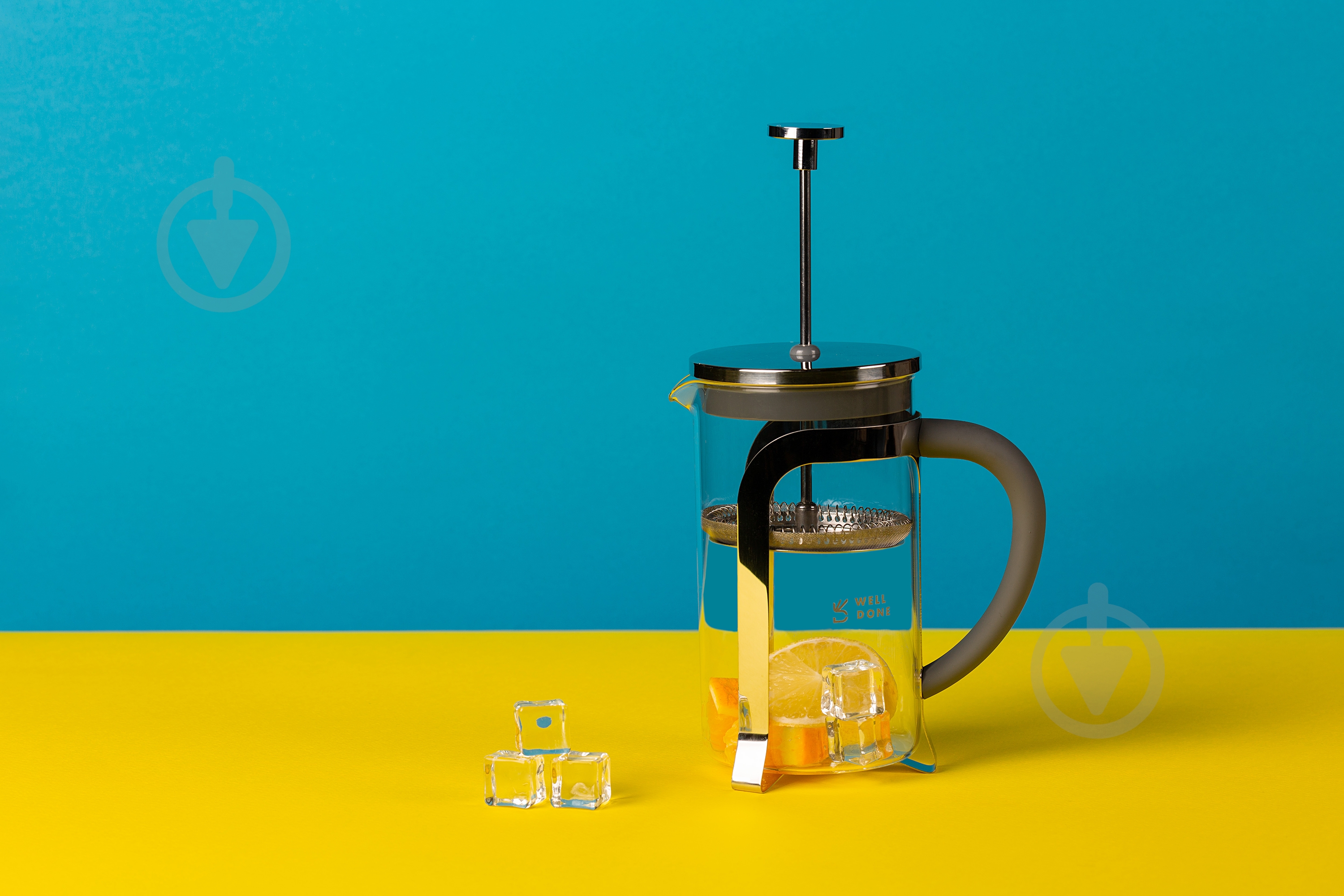 Френч-пресс Well Done WD-8016B 600 мл серый - фото 4