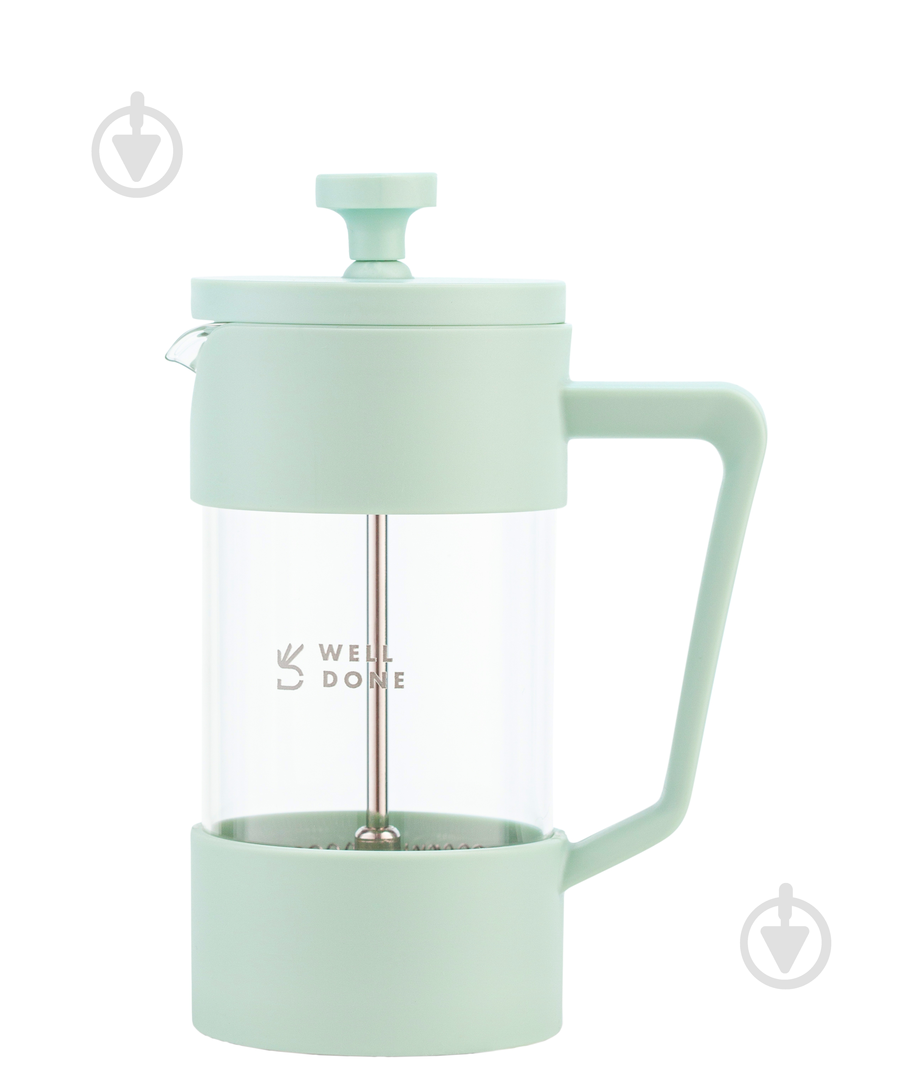 Френч-прес Well Done WD-8053A 350 мл бірюзовий - фото 1