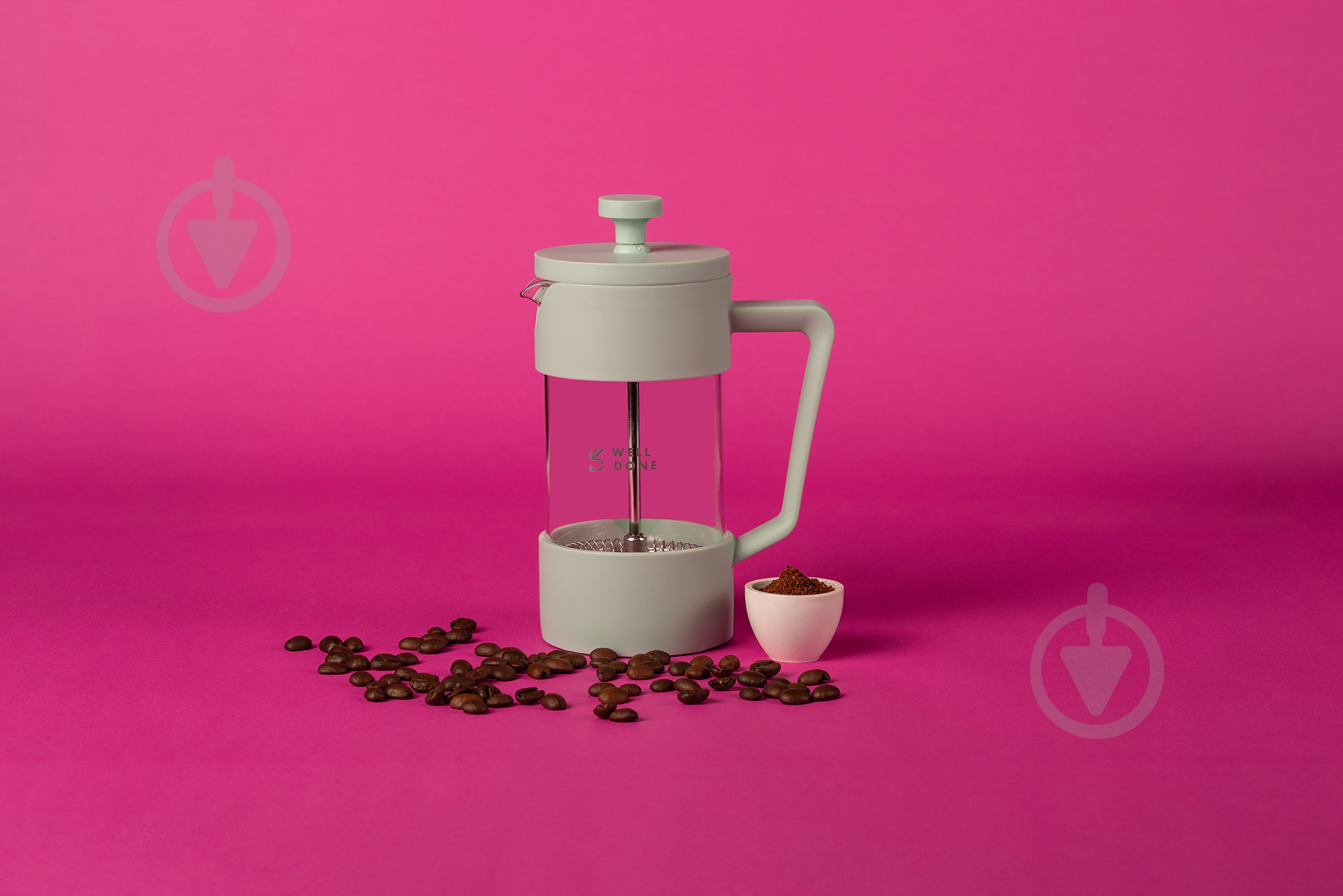 Френч-прес Well Done WD-8053A 350 мл бірюзовий - фото 3