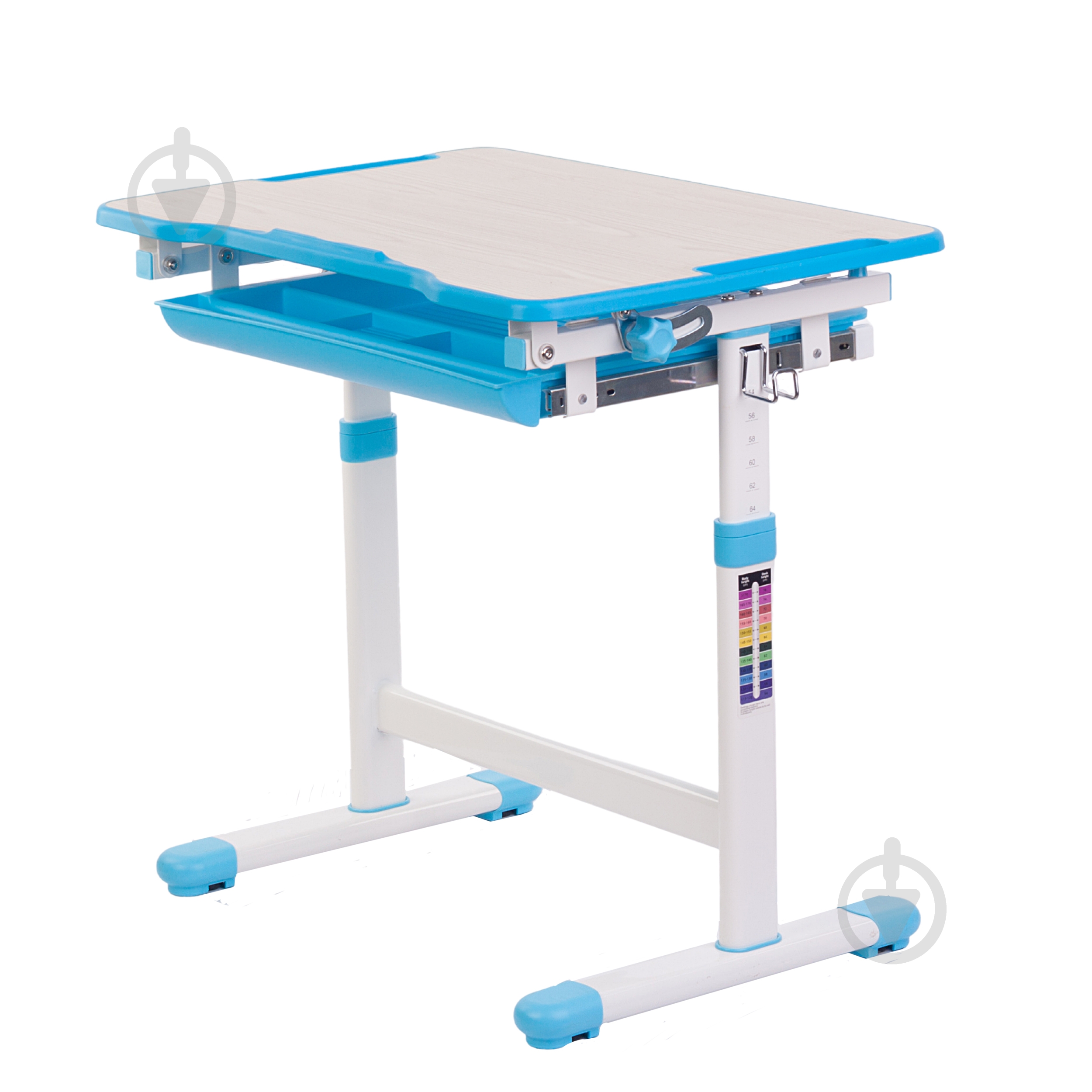 Комплект парта и стул-трансформеры STR B201W-Blue - фото 2 Комплект парта и стул-трансформеры STR B201W-Blue - фото 2