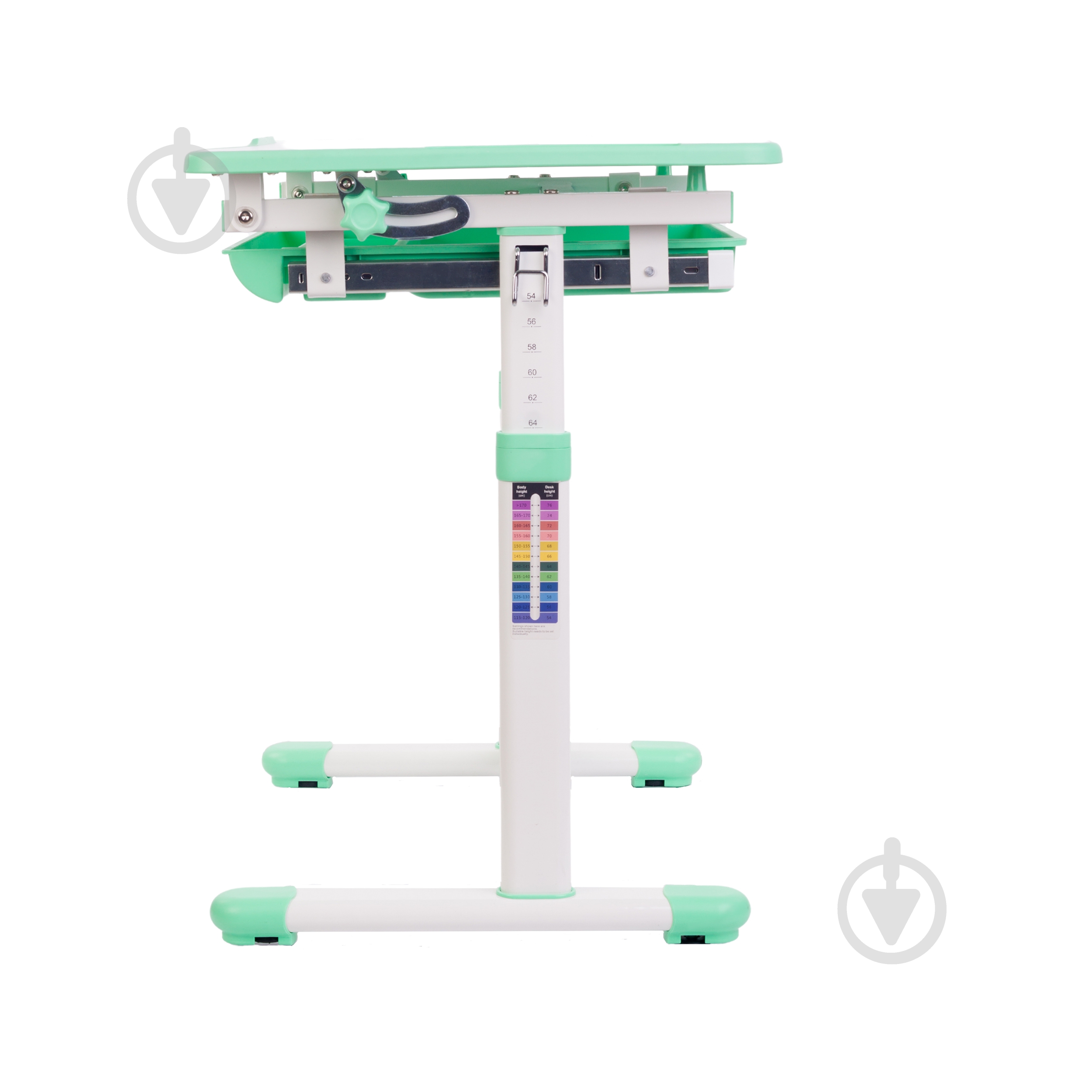 Комплект парта и стул-трансформеры STR B201EDU-Green - фото 6