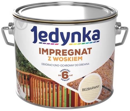 Антисептик Jedynka Impregnat бесцветный мат 2,5 л - фото 1