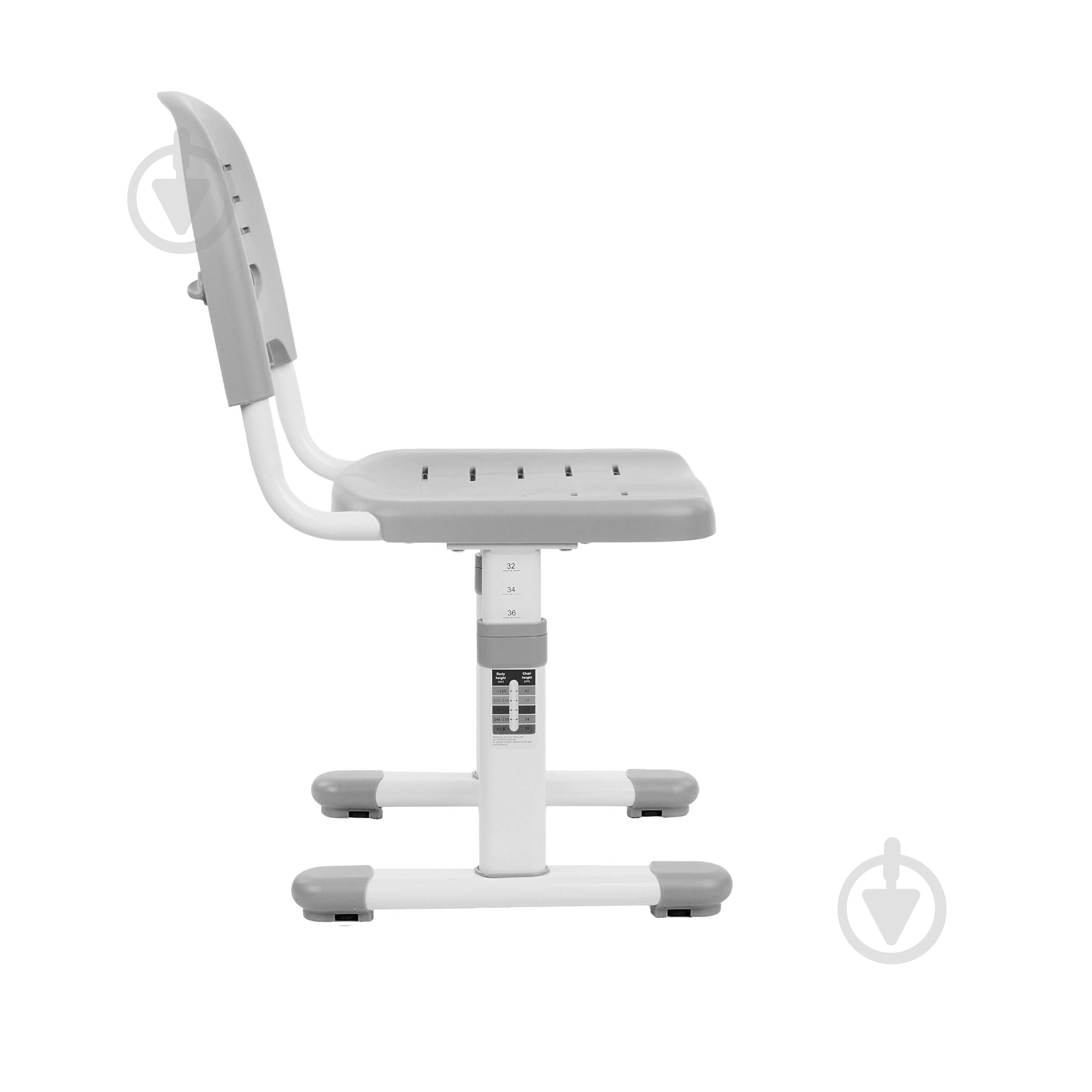 Комплект парта и стул-трансформеры STR B201EDU-Grey - фото 20