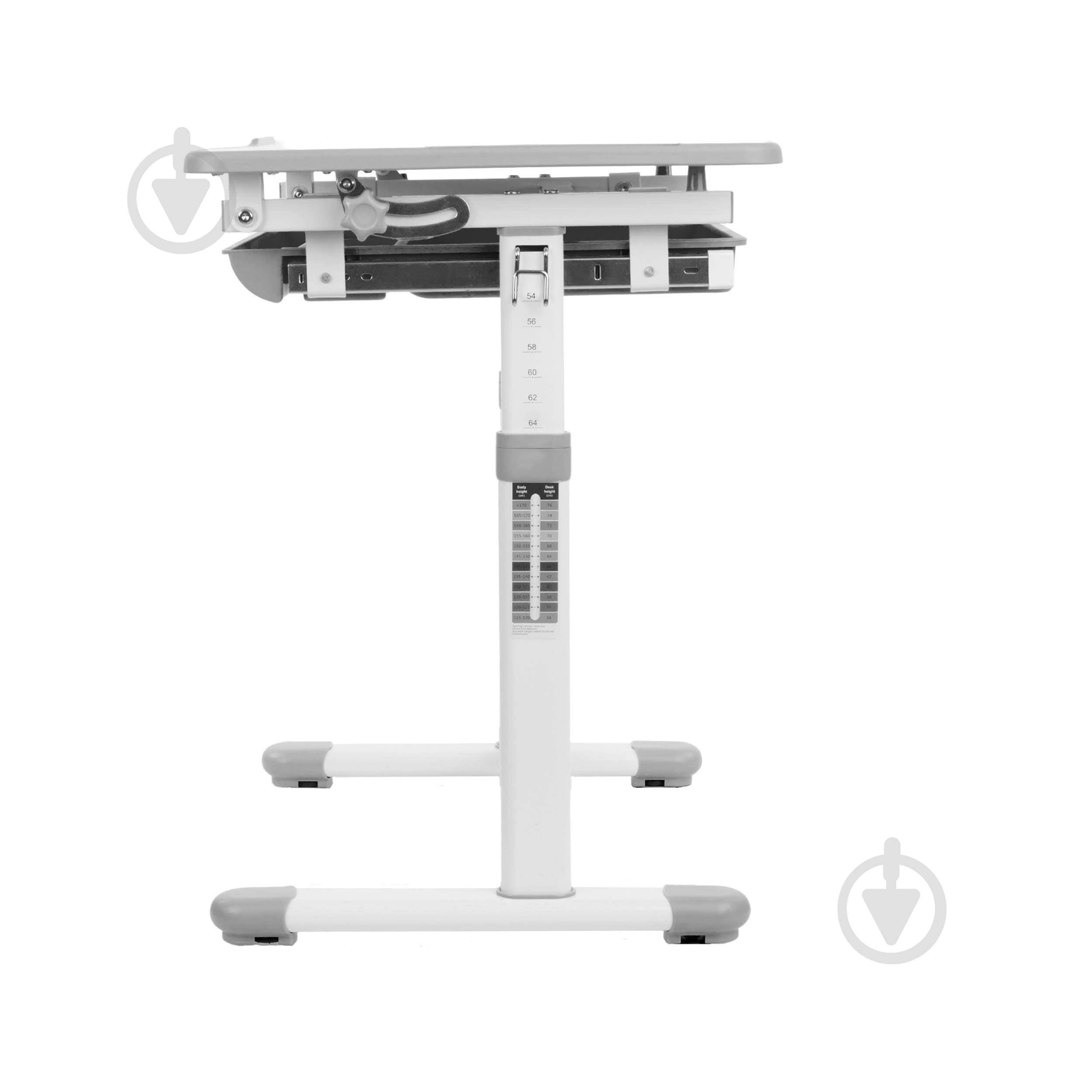 Комплект парта и стул-трансформеры STR B201EDU-Grey - фото 7