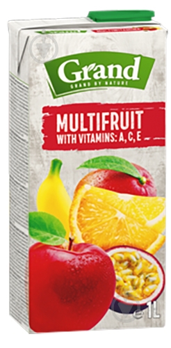 Напиток соковый Grand Мультифрукт 1л - фото 1