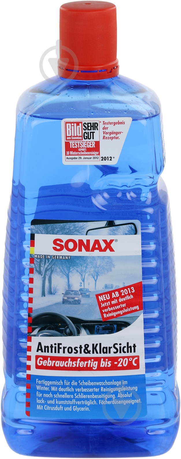 Омивач скла SONAX зима -20 °С 2 л - фото 1 Омивач скла SONAX зима -20 °С 2 л - фото 1