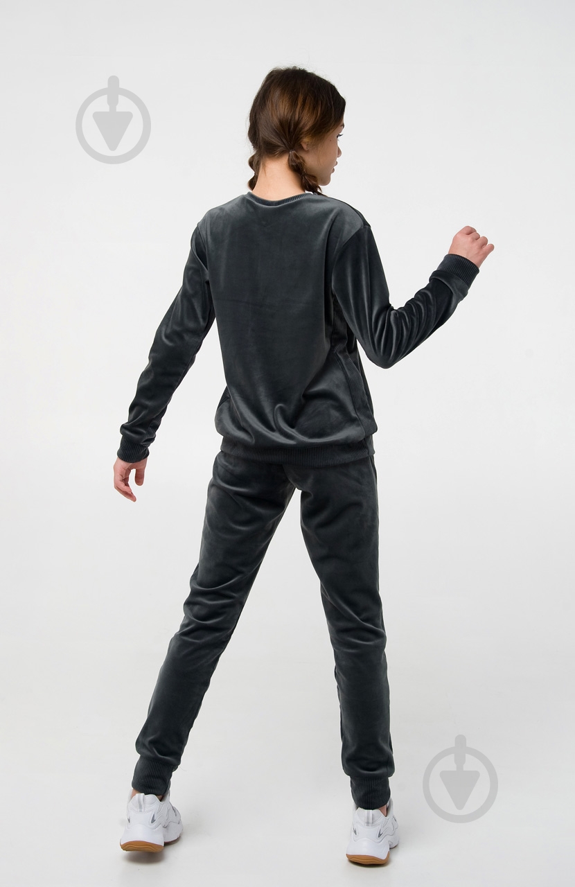 Комплект для девочек Smil р.146 серый 117309 - фото 3