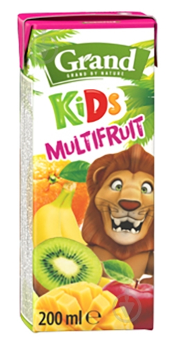 Напиток соковый Grand Мультифрукт 0,2л - фото 1