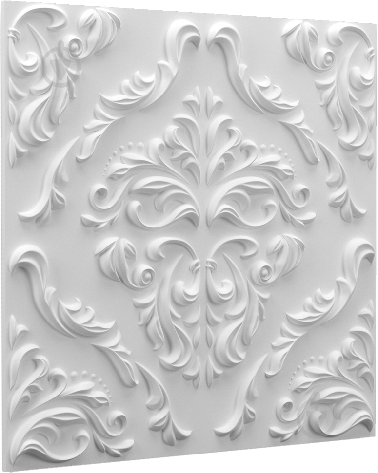 3D-панель гипсовая BeautyWalls Vintage 600x600x25 мм белый - фото 1 3D-панель гипсовая BeautyWalls Vintage 600x600x25 мм белый - фото 1