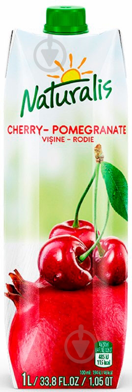 Сок Naturalis вишнево-гранатовый 1л - фото 1