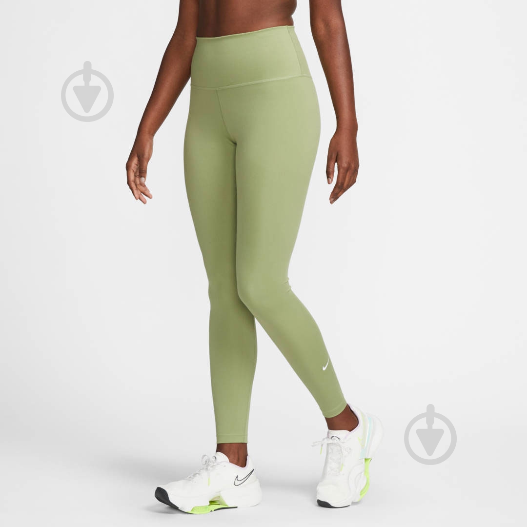 Лосины Nike DM7278-334 р.M зеленый - фото 1