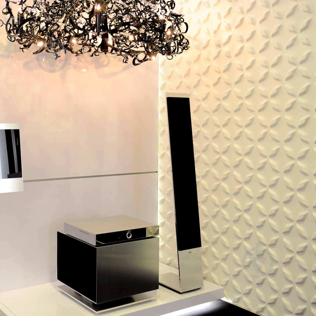 3D-панель гипсовая BeautyWalls Сапфир 500x500x25 мм белый - фото 5
