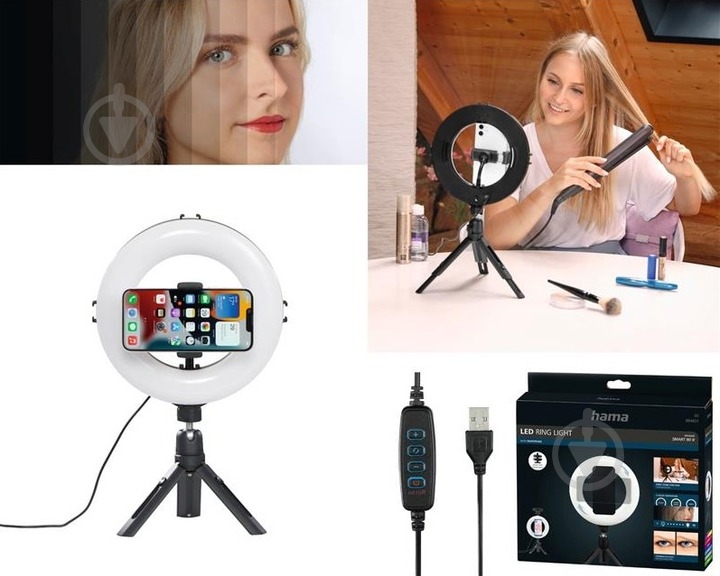 Трипод Hama Smart-80 V2 9.5 см черный (00004657) - фото 20